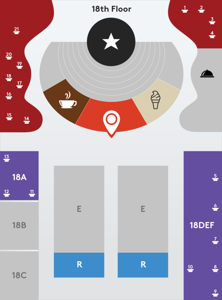 Xplore map floor 18